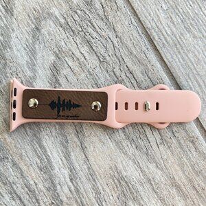 You Are My Sunshine Soundwave Band For Apple Watch 38-42mm - Light Pink